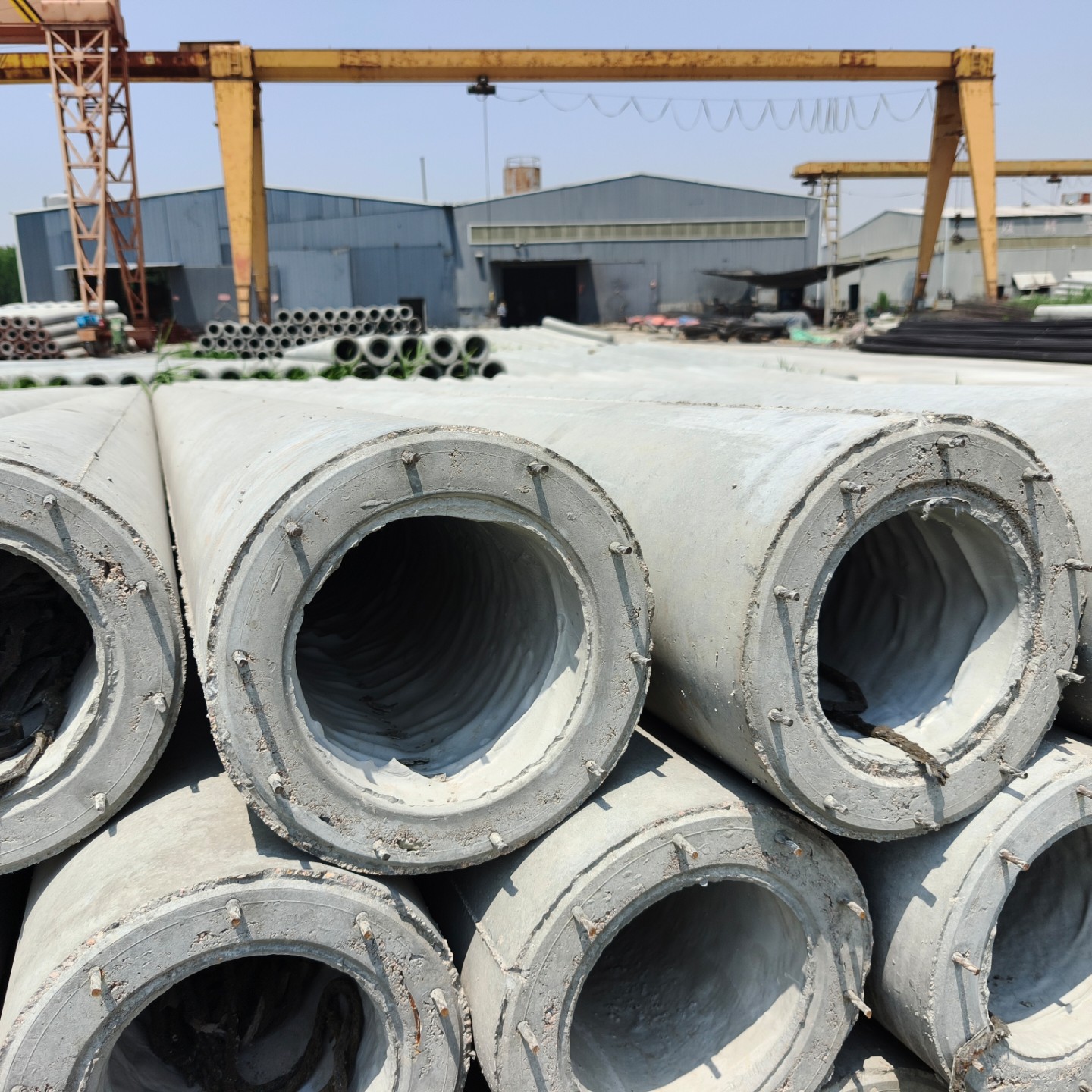 可克达拉150×10米预应力水泥电线杆