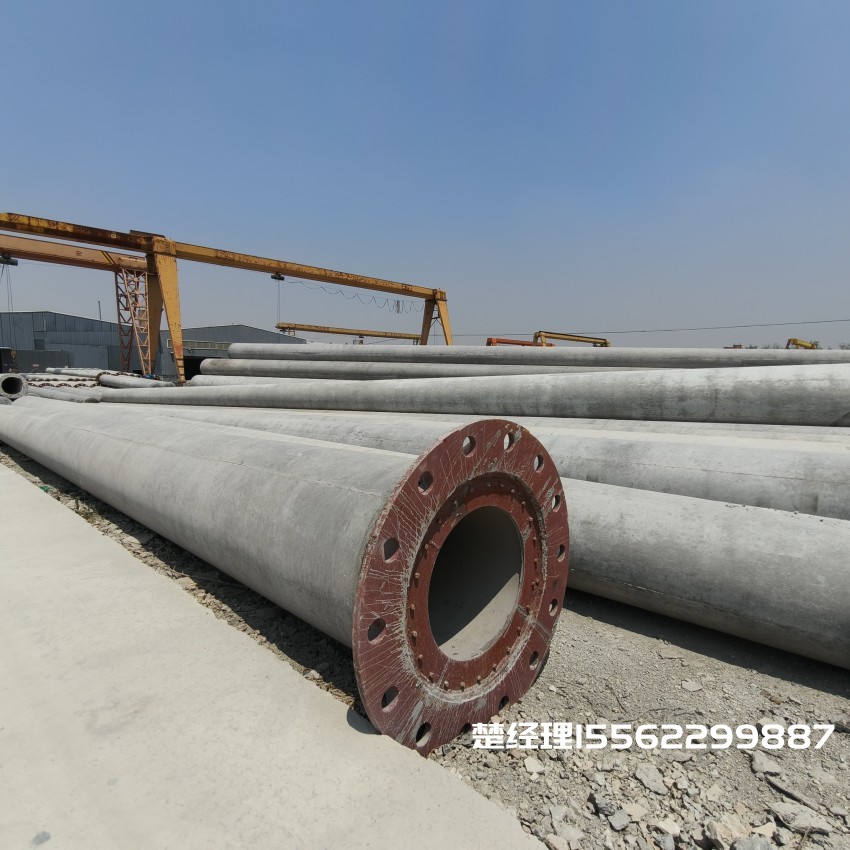 可克达拉12米无拉线电杆